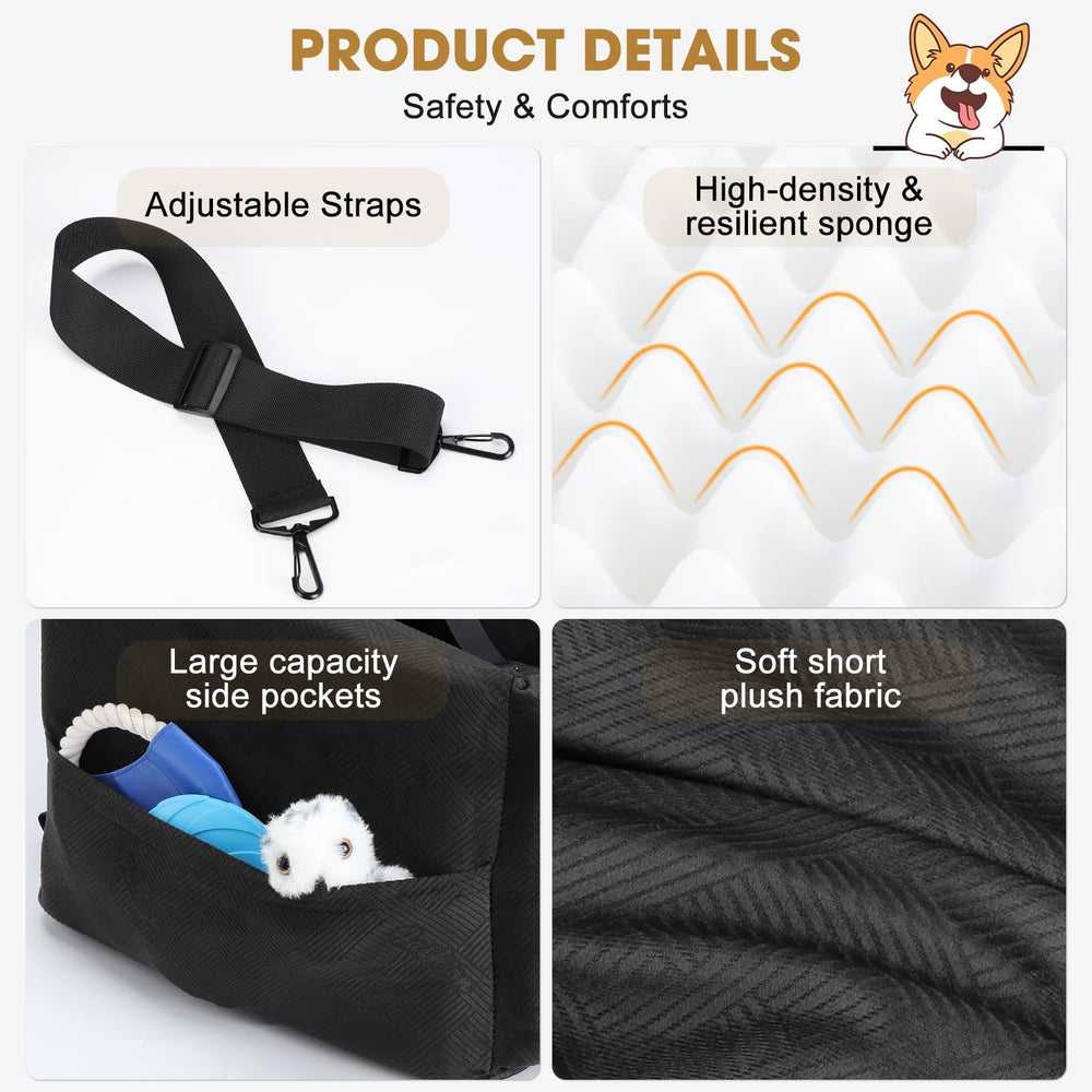 JOEJOY Bolsillos laterales para snacks y accesorios del perro.
