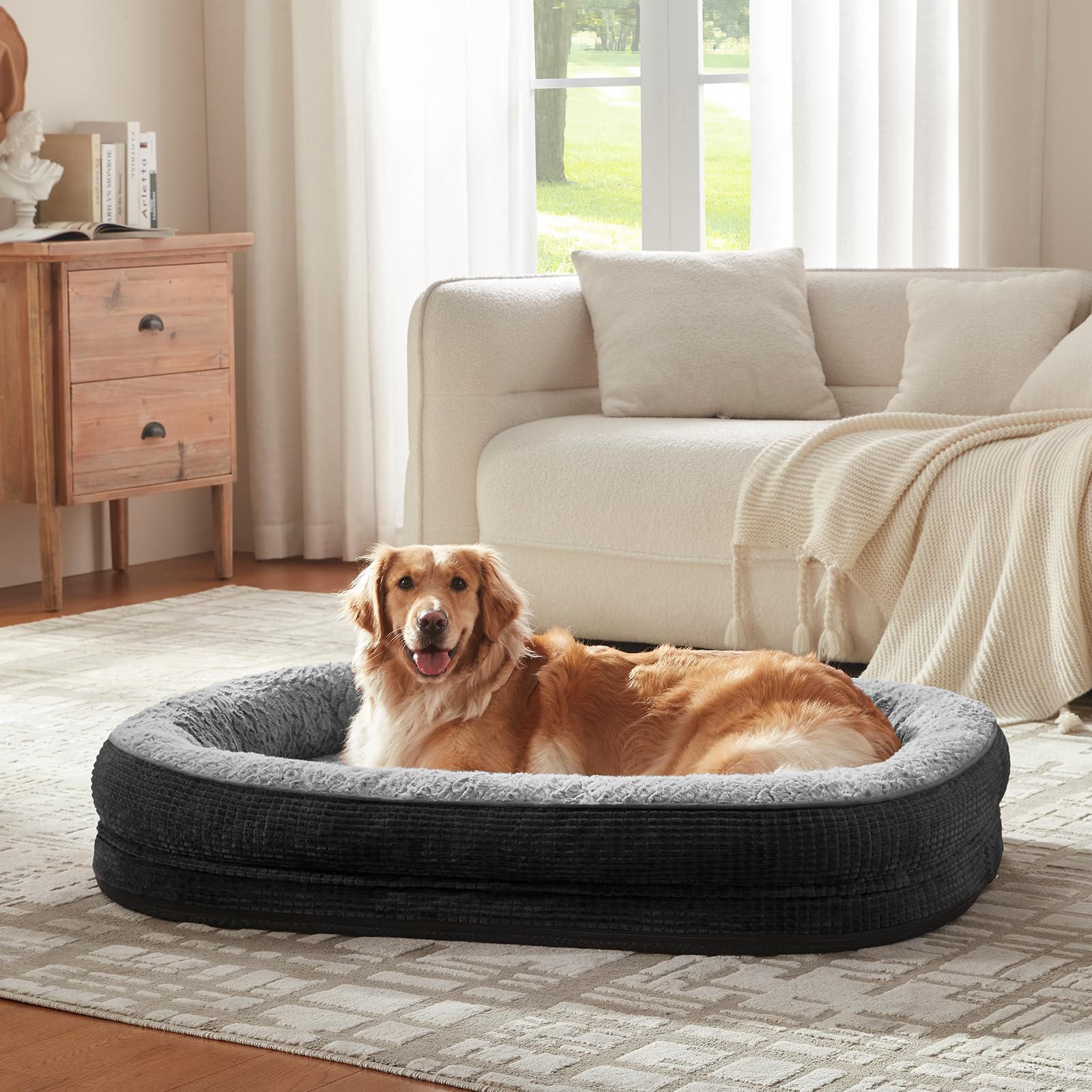 JOEJOY cama mediana para perros hasta 14 kg