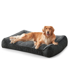 joejoy cama ortopedica extragrande con reposacabezas 3 caras apoya cuello