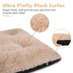 joejoy cama perro acolchado 3 pulgadas ofrece soporte suave