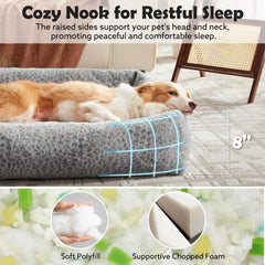 JOEJOY funda-desmontable para cama-perro facilita limpieza.
