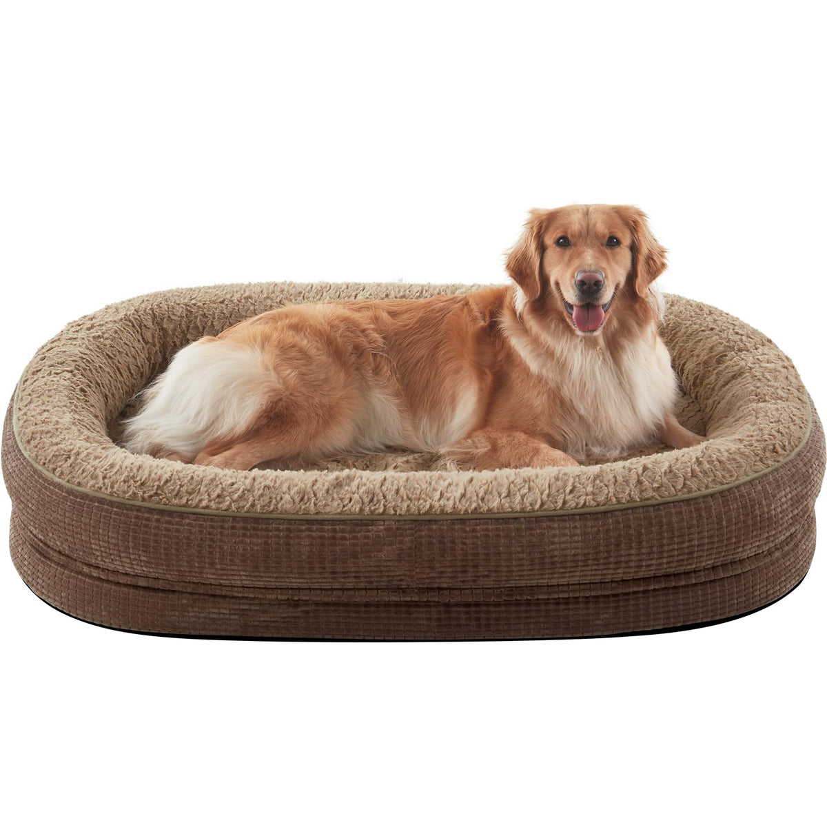 JOEJOY cama para perro grande con espuma huevo para soporte.