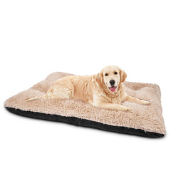 La cama JOEJOY para perro grande dentro de jaula, ultra suave y reconfortante.