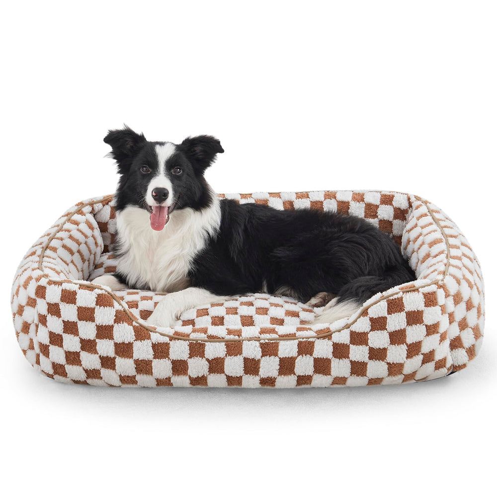 Cama para perros grande de JOEJOY en rectángulo, comodidad suave.