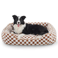 Cama para perros grande de JOEJOY en rectángulo, comodidad suave.