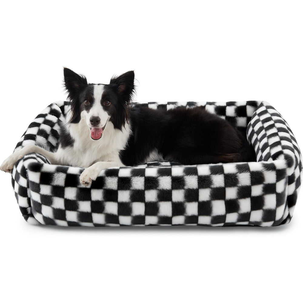Cama para perro JOEJOY mediana con funda desmontable, fácil de limpiar.