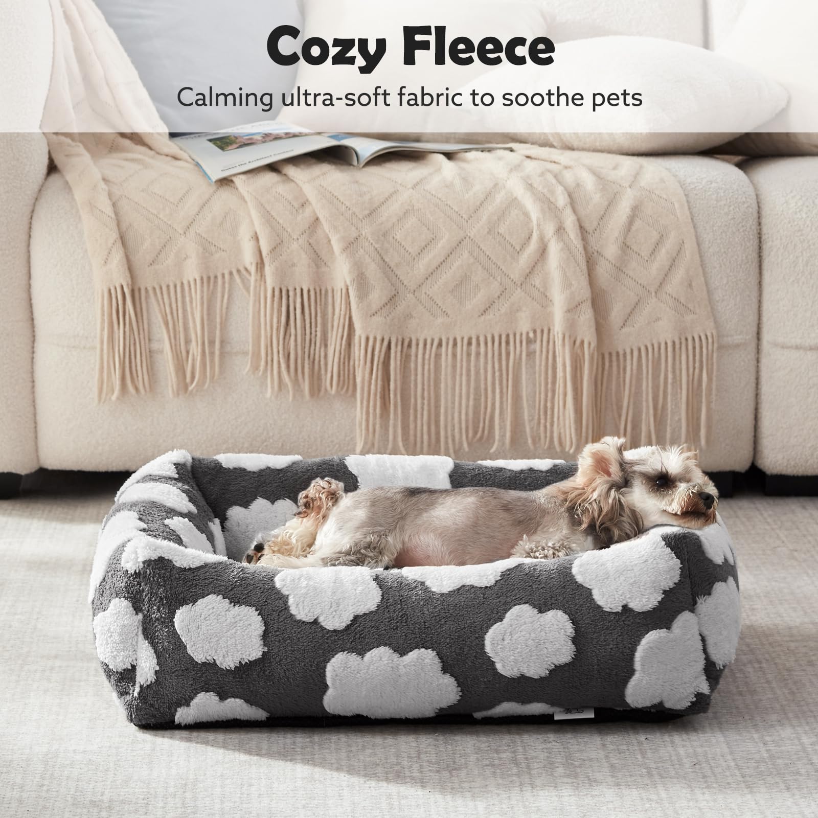 JOEJOY cama para perros, funda lavable para higiene regular