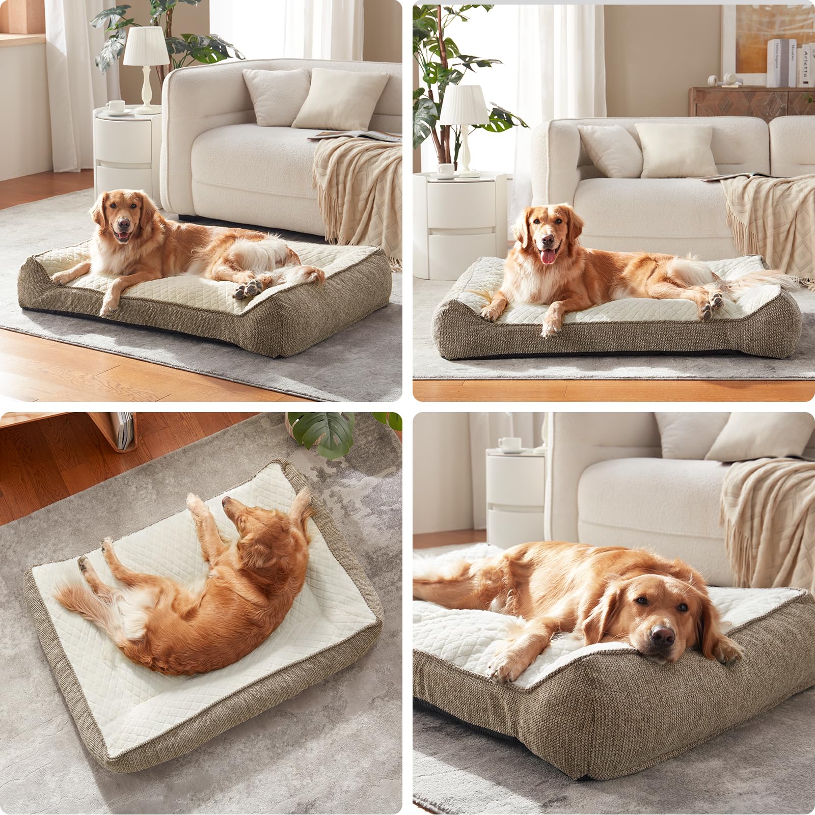 Cama JOEJOY con funda desmontable y cierre para limpieza fácil