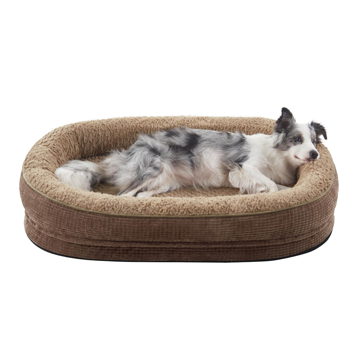 JOEJOY cama ortopédica grande con espuma memoria tipo panal para articulaciones.