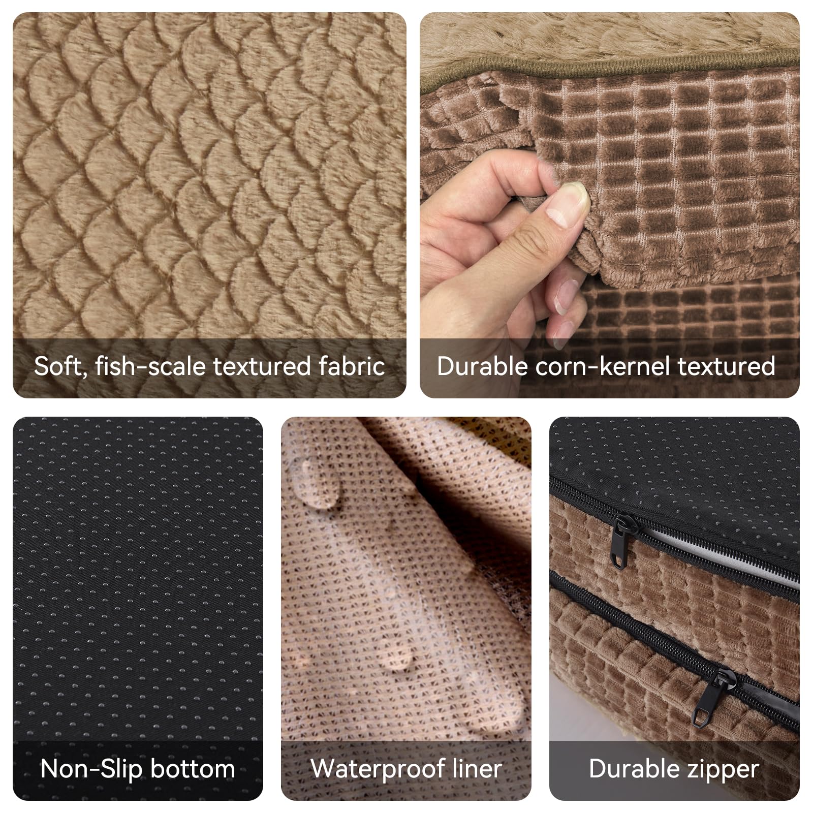 Funda lavable con doble cremallera de JOEJOY para limpieza rápida