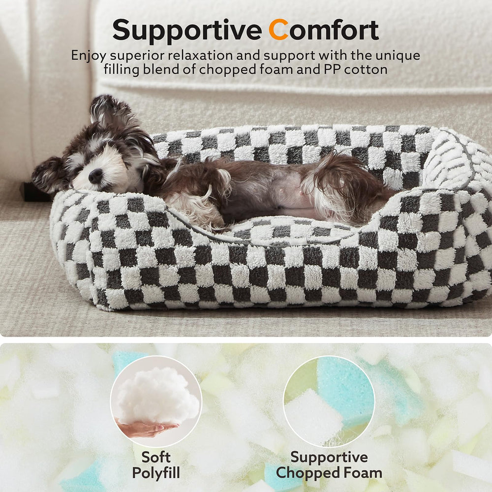 Joejoy: cama para perros grandes con base antideslizante para seguridad.