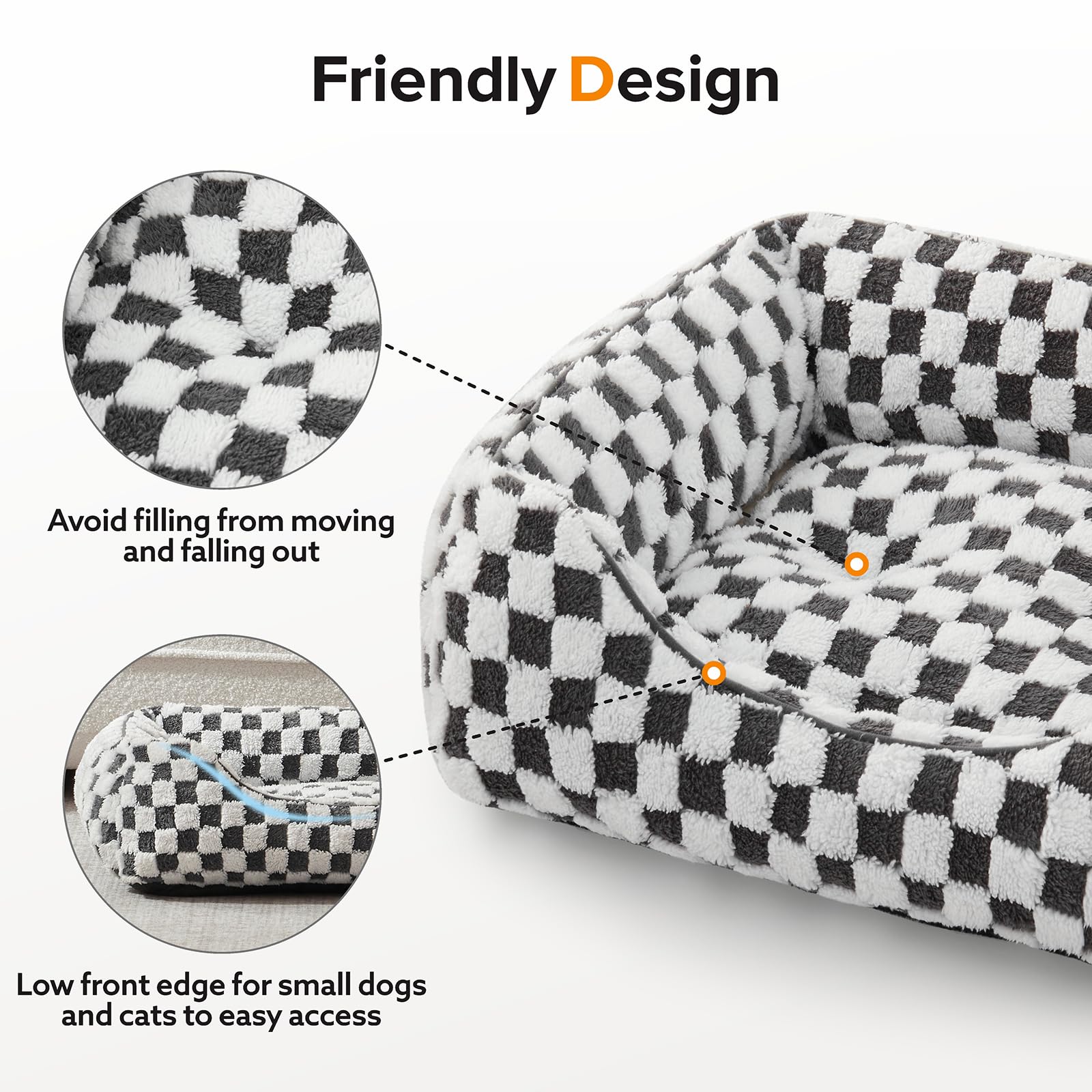 Joejoy: cama para perros grandes lavable a máquina para limpieza fácil.