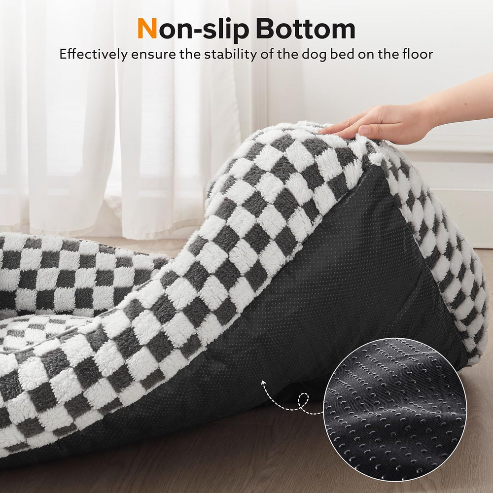 Joejoy: cama para perros grandes con medidas 30x24x9 para espacio adecuado.