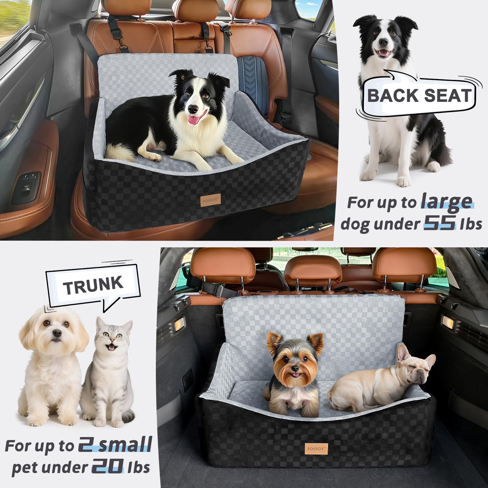 JOEJOY cama de viaje multifuncional para coche y hogar.