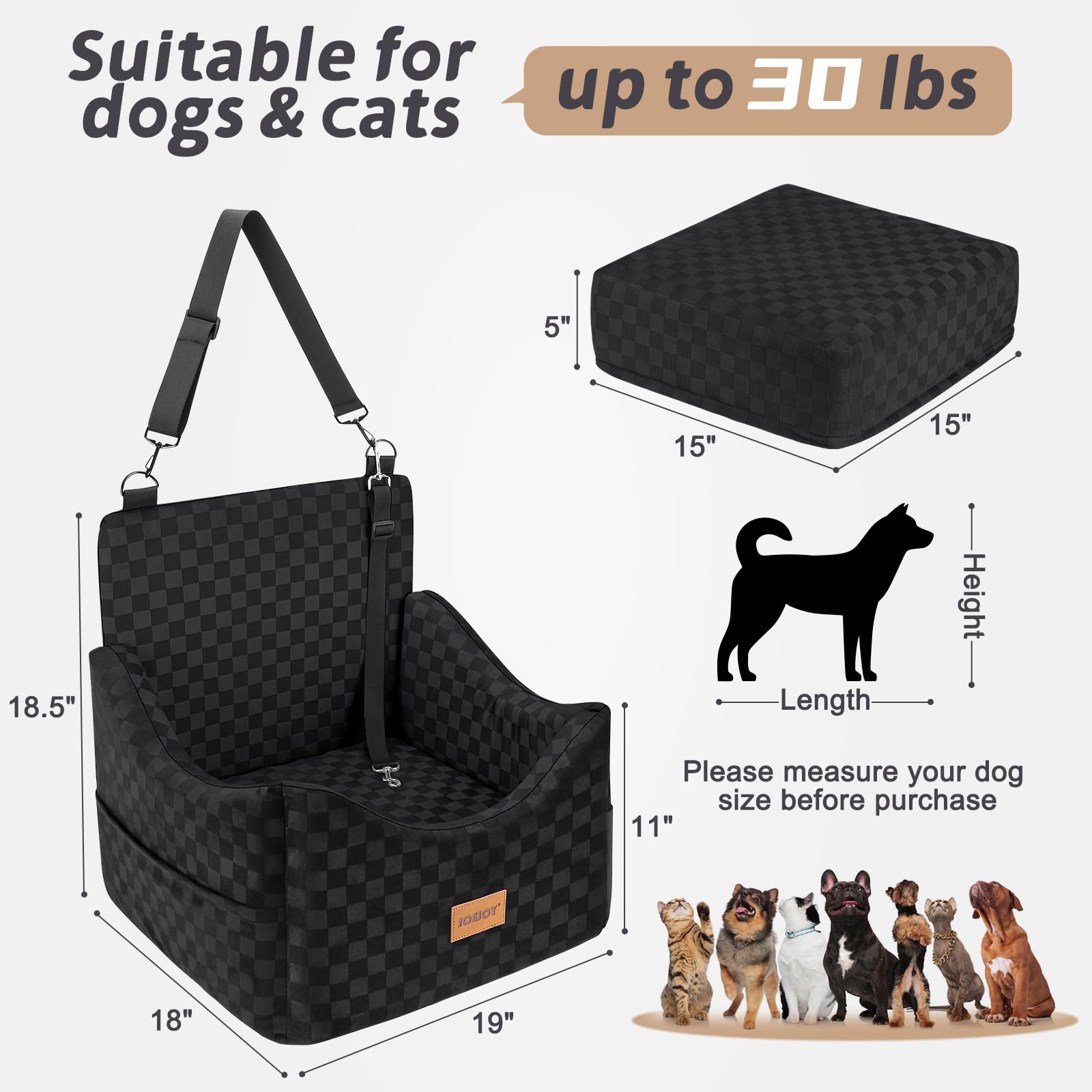 JOEJOY funda desmontable y lavable para limpieza rápida