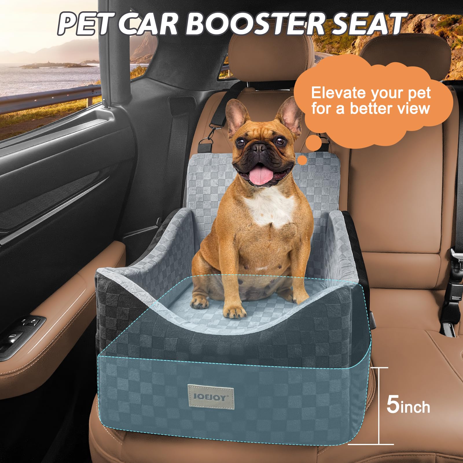 JOEJOY correa ajustable integrada para seguridad en coche