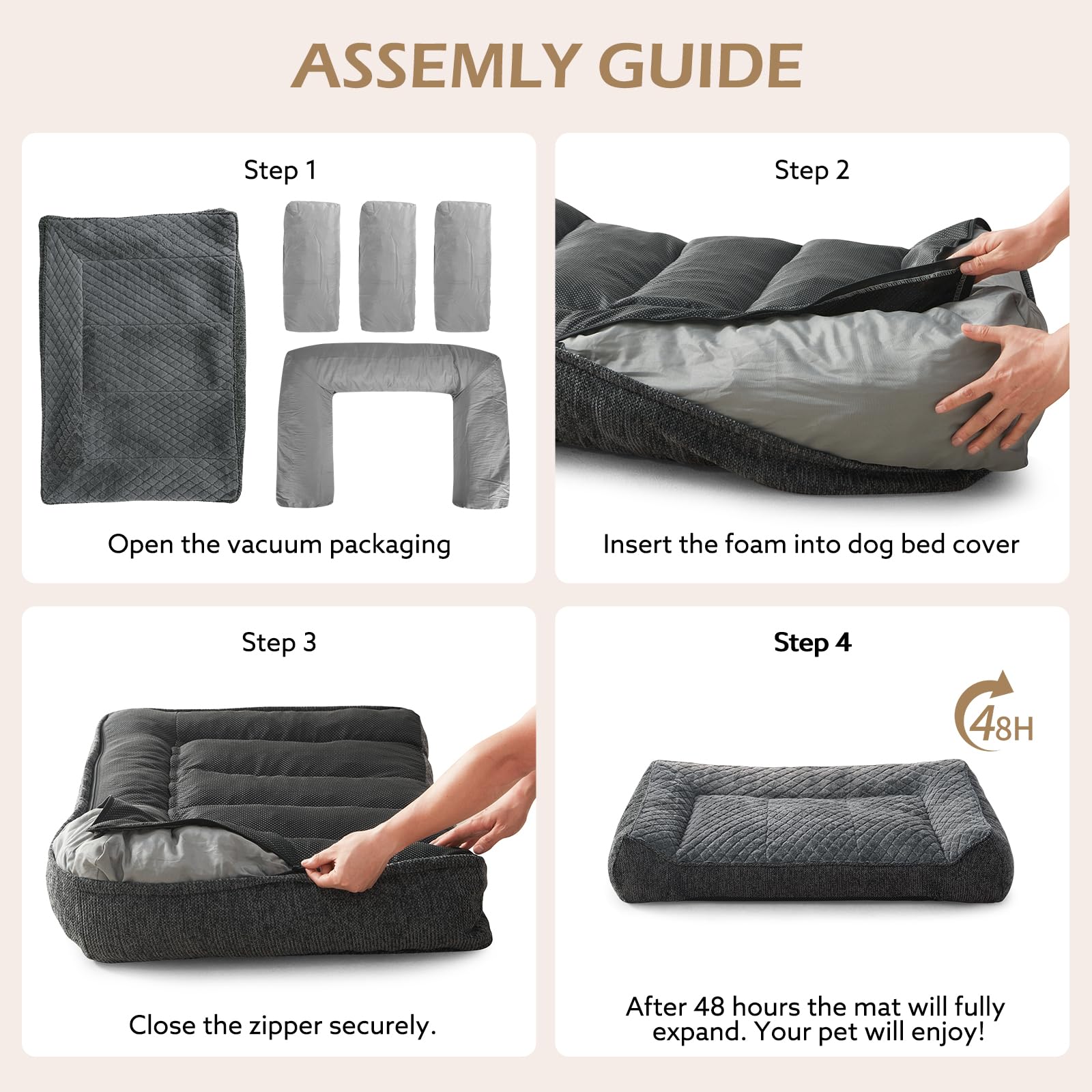 joejoy disponible en cuatro tallas para todos los tipos de perros