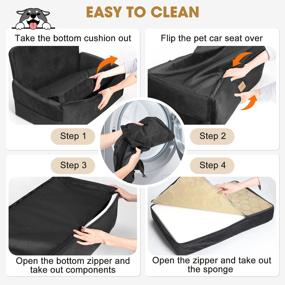 Instalación fácil y funda lavable de JOEJOY para limpieza rápida.