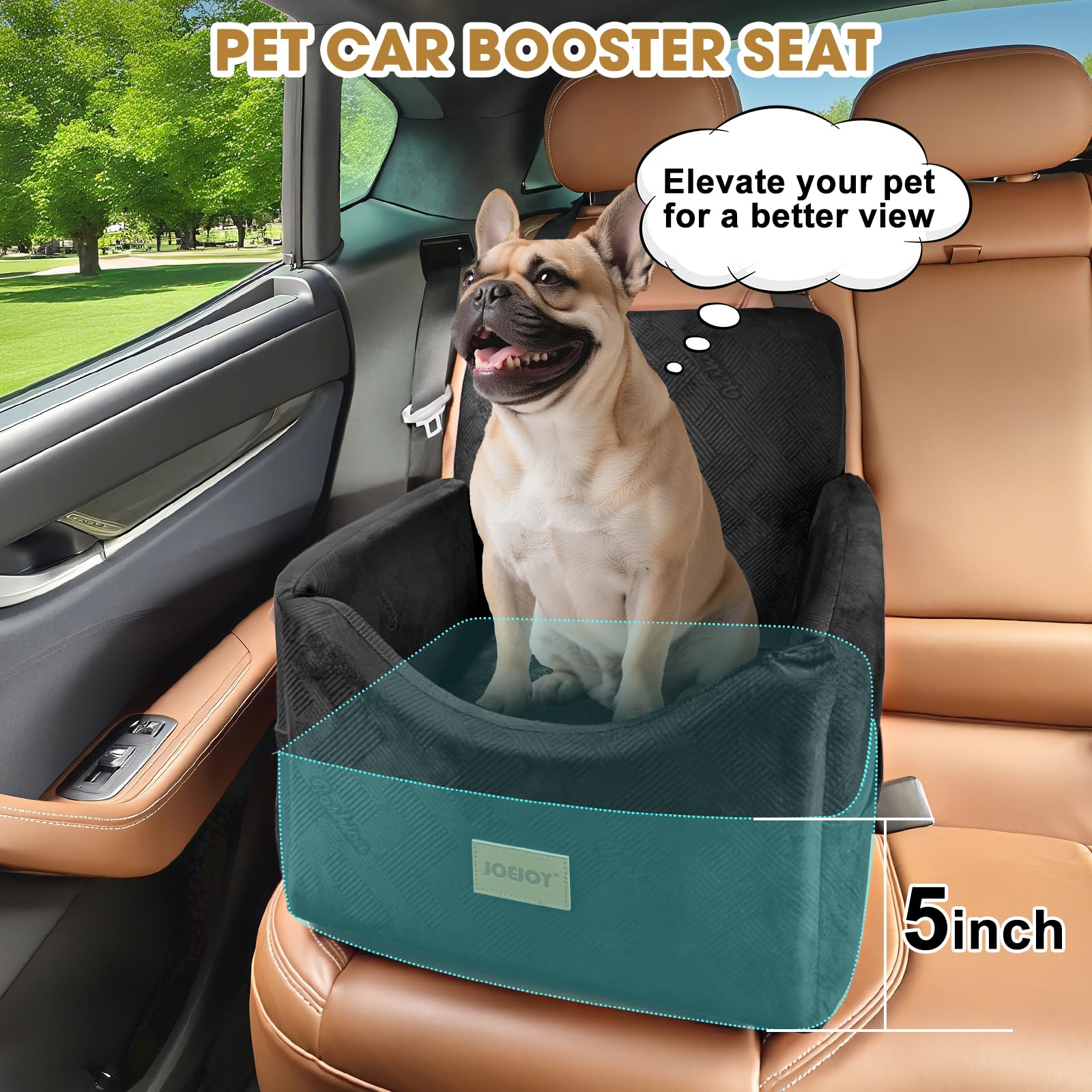 JOEJOY Dimensiones 19x18x18,5 pulgadas para perros pequeños y medianos.