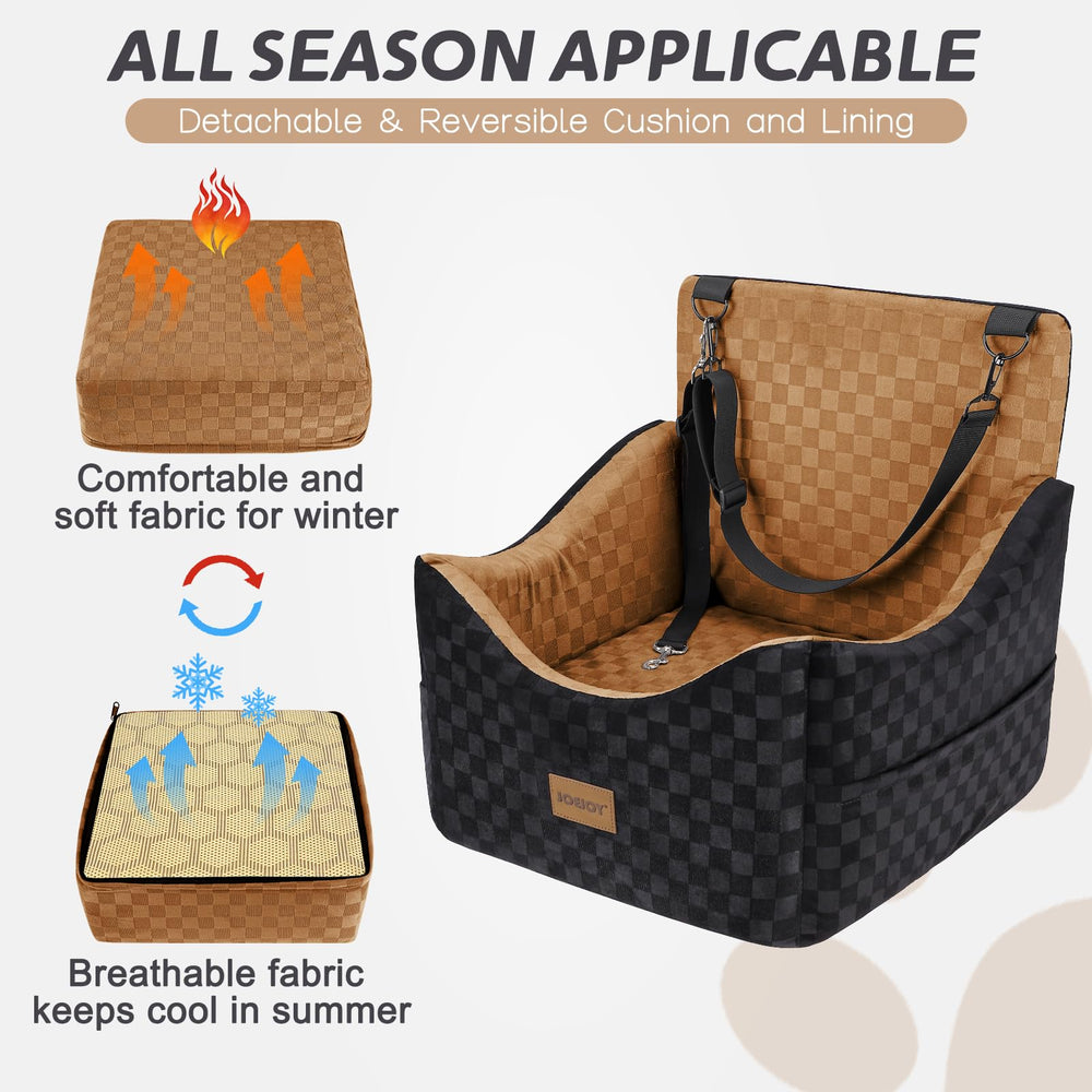 JOEJOY tamaño ideal para perros pequeños y medianos en coche o SUV