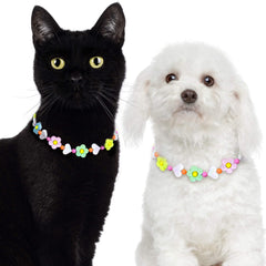 JOGIA collar floral de abalorios: detalle suave para uso diario.