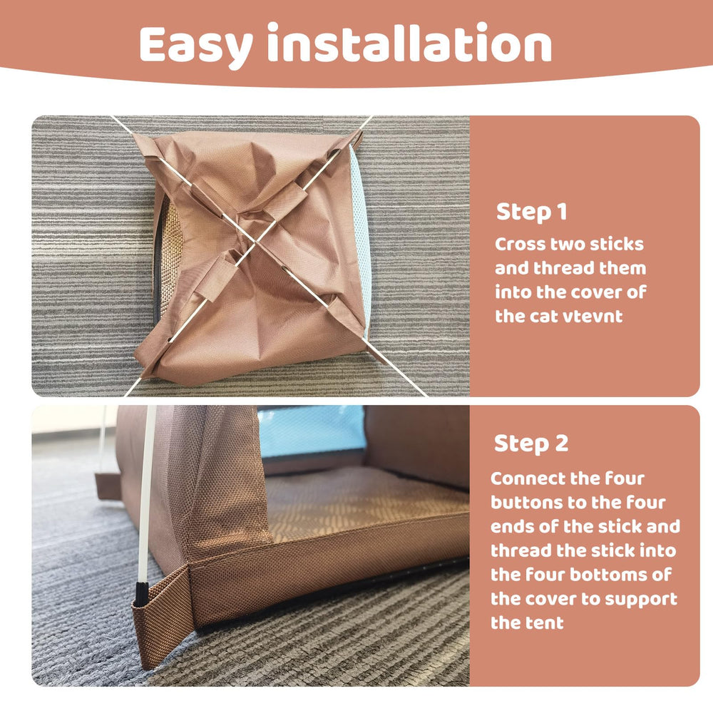 JOH Cat Tent House, ideal para animales pequeños como conejos.