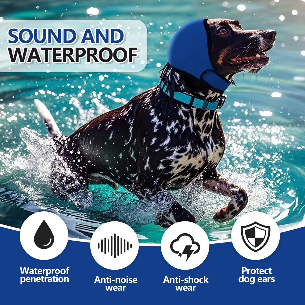 Johnbolin orejeras para perro para natación y baño ligero.
