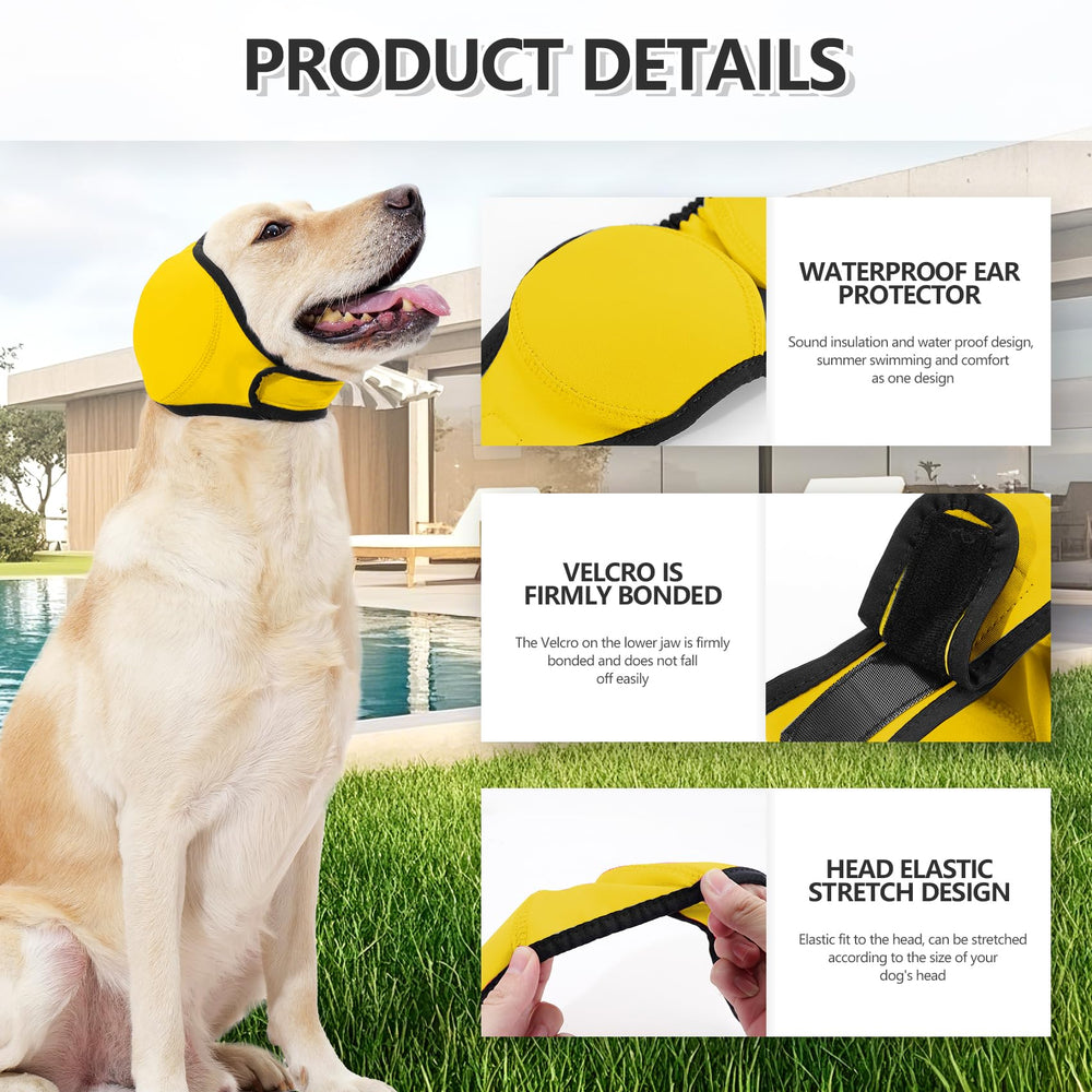 JOHNBOLIN orejeras-perro tejido-suave brindan confort prolongado