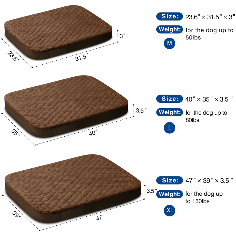 JoicyCo cama perro grande: uso interior y exterior para versatilidad.