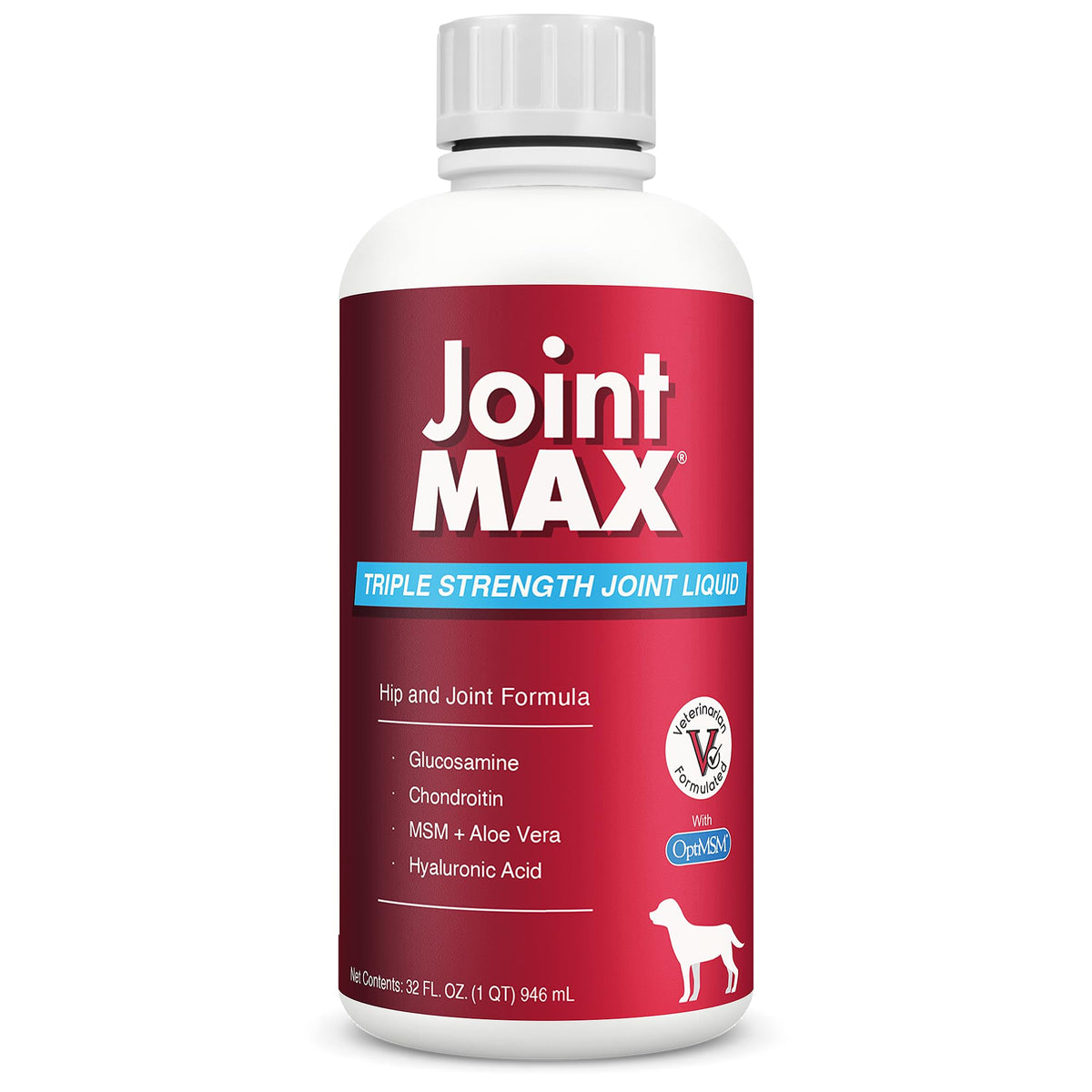 Joint MAX Líquido para Perros: bote de 32 oz para soporte articular