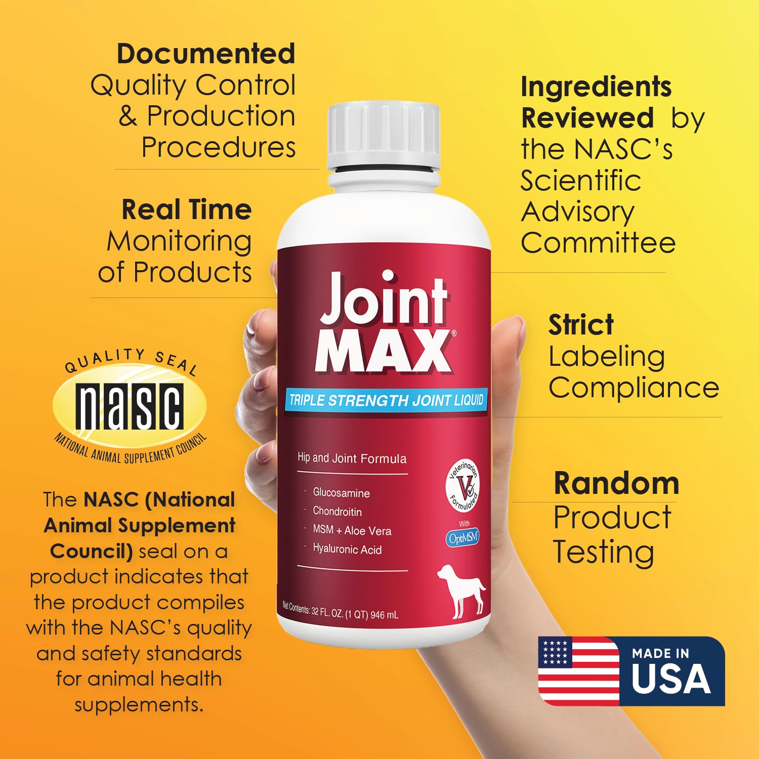 Joint MAX Líquido para Perros: uso diario para articulaciones