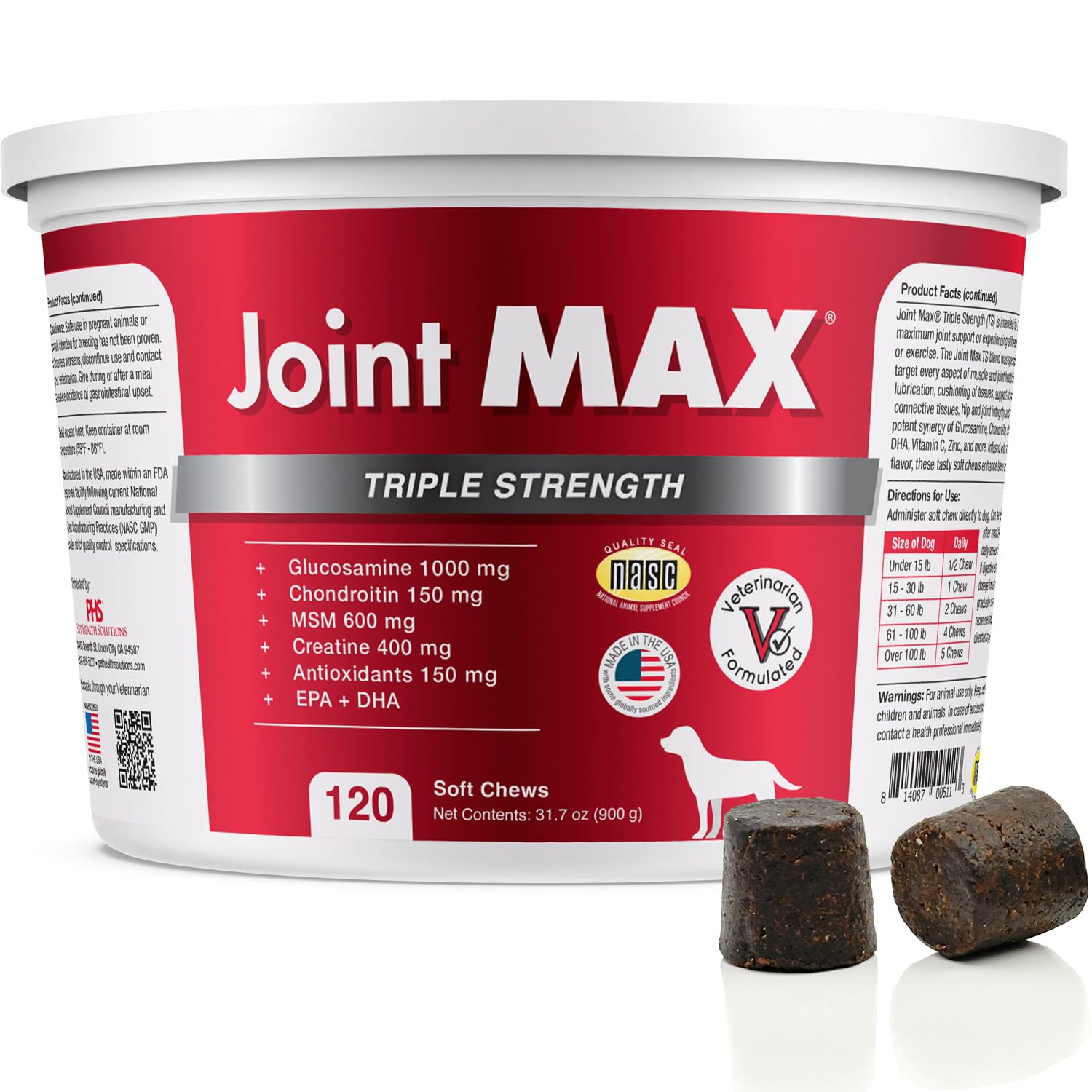 Joint Max TS: empaque visible para compra fácil y rápida.