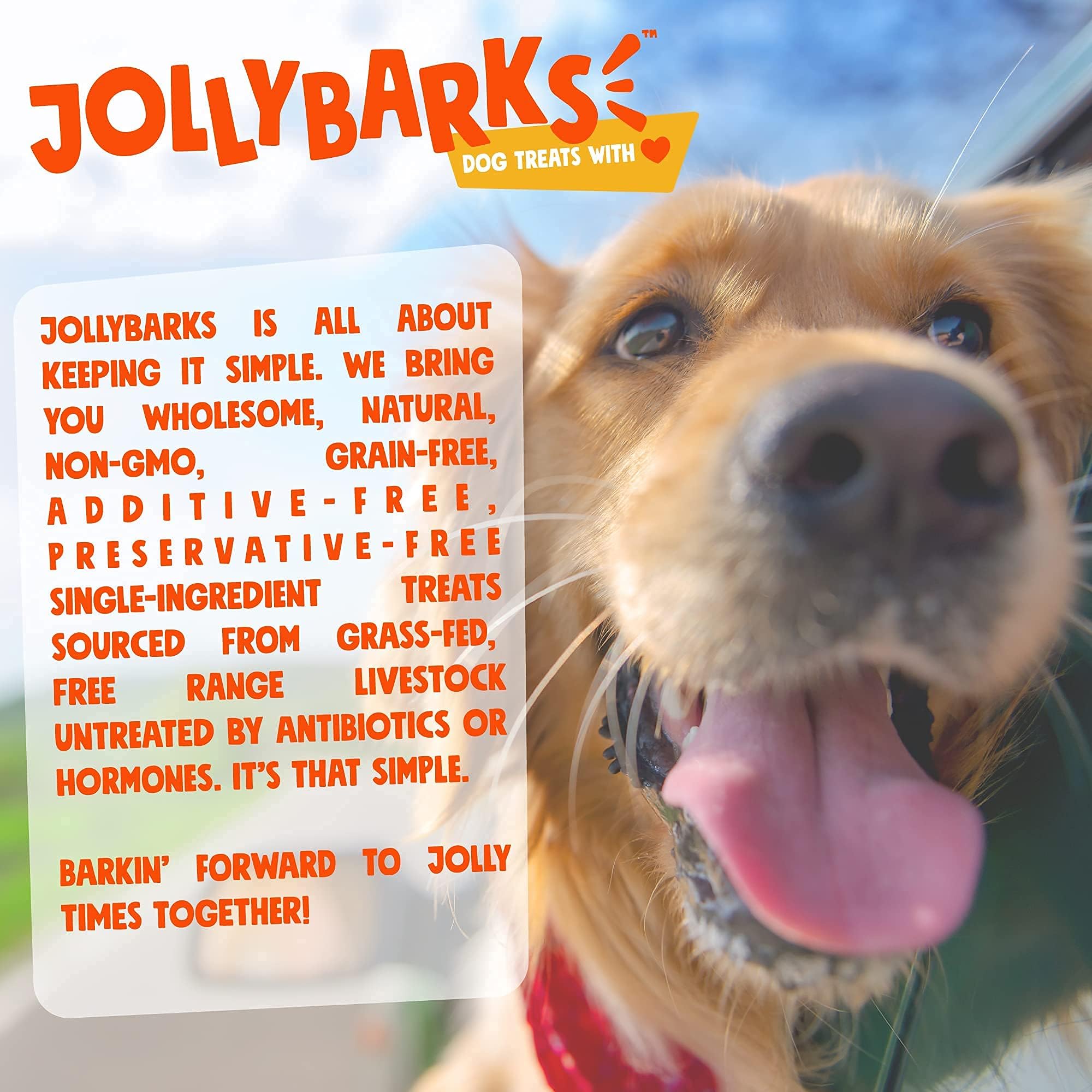 Jolly Barks opción natural para perros pequeños y medianos que aman el sabor natural.