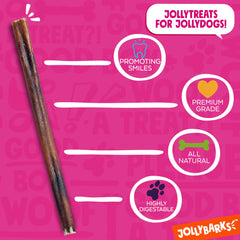 Jolly Barks ingrediente único 100% proteína, palitos para perros sanos.