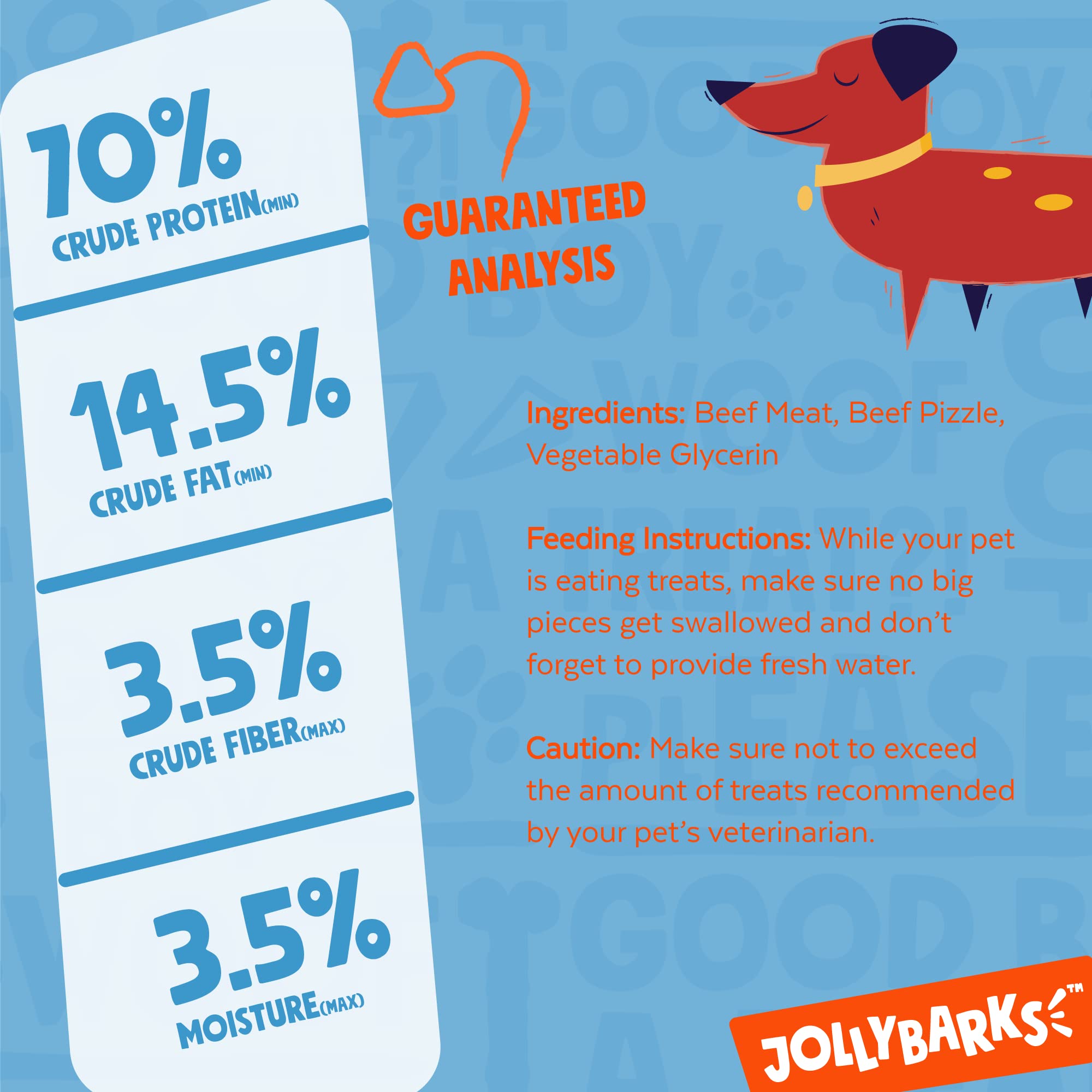 Jolly Barks palitos digestibles para perros, masticación segura y duradera.