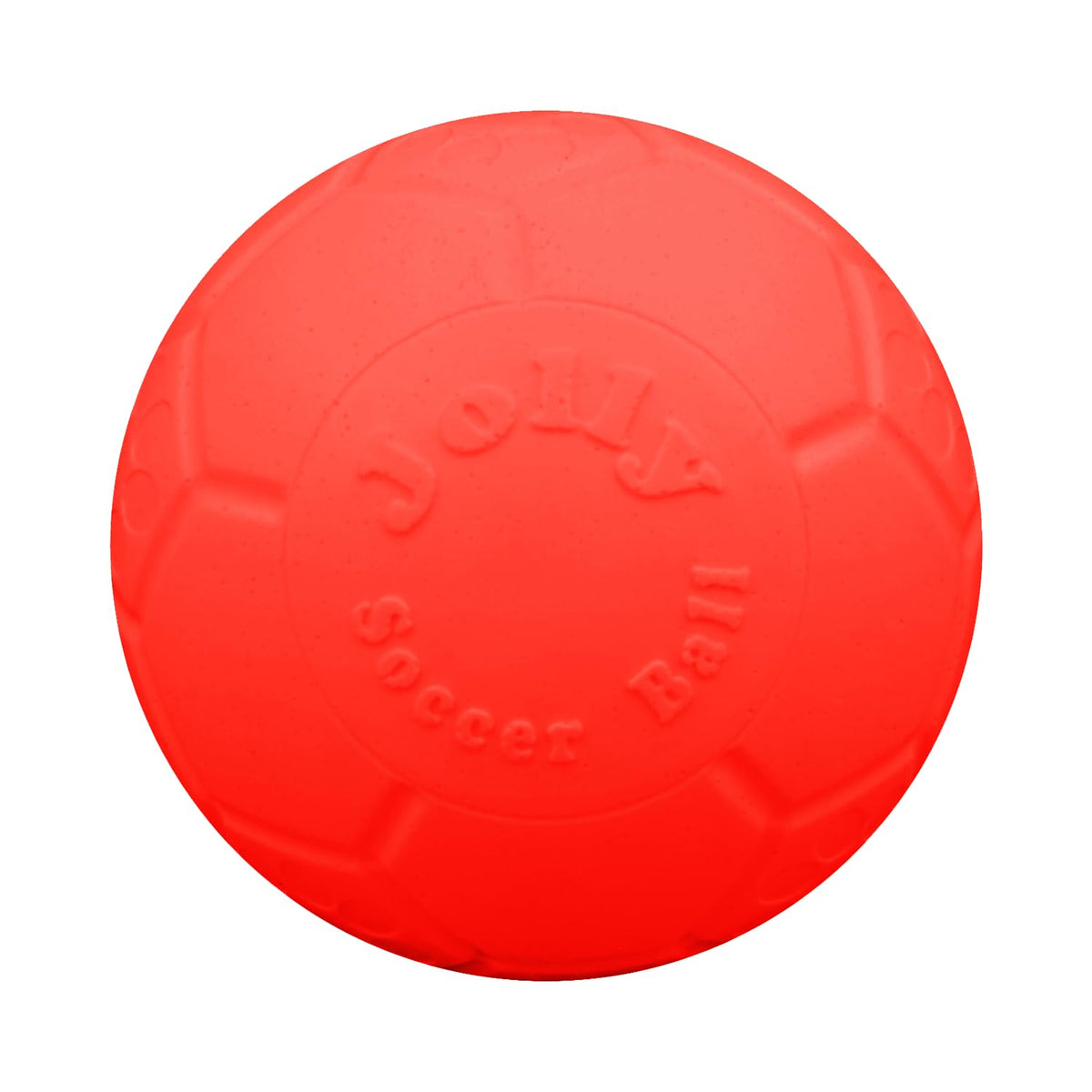 Bola Jolly Pets de fútbol grande flotante naranja, ideal para juegos en agua