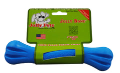 Jolly Pets Jolly Bone mediano azul, juguete flotante para agua.