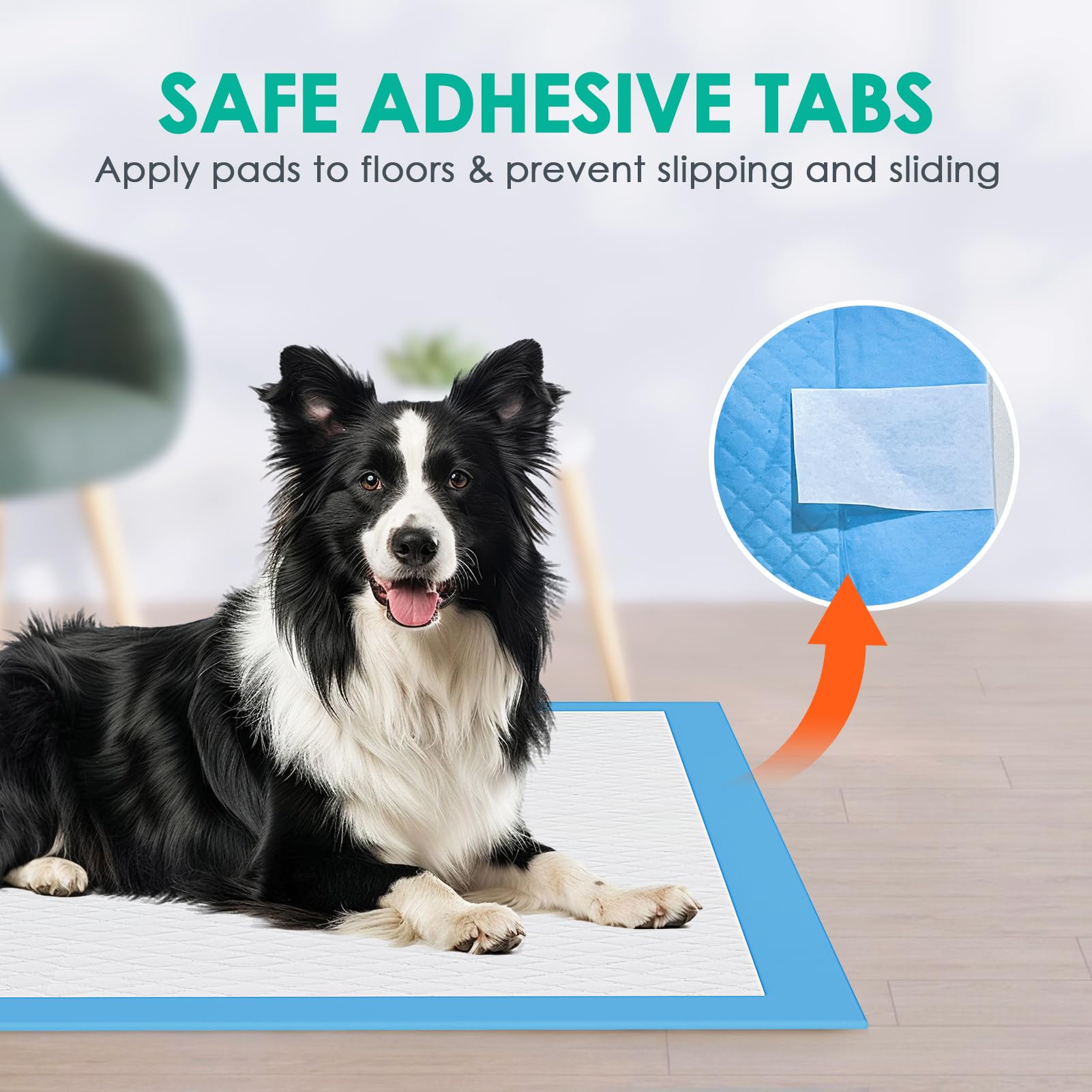 Tapete JollyMate con 6 capas para alta absorción