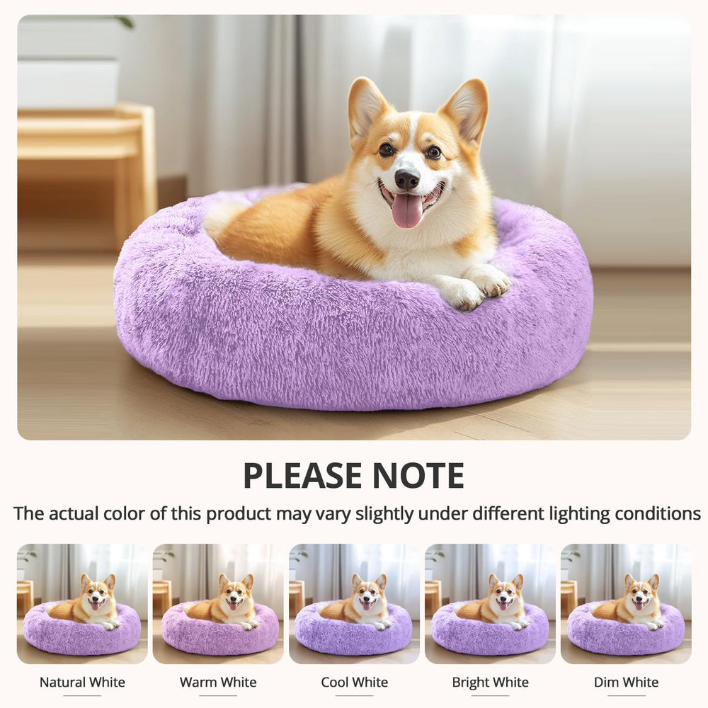 Cama dona para gatos y perros pequeños, refugio de 360 grados.