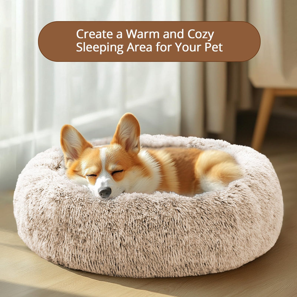 Cama donut JOLLYVOGUE lavable a máquina para un cuidado sencillo.