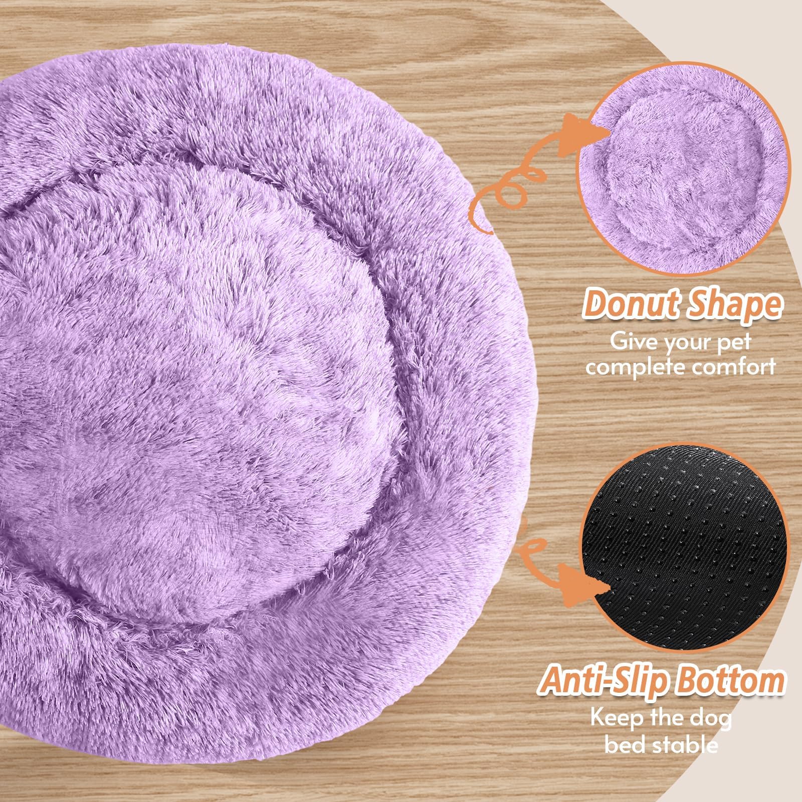 Cama lavable a máquina de JOLLYVOGUE para cachorros y gatitos.