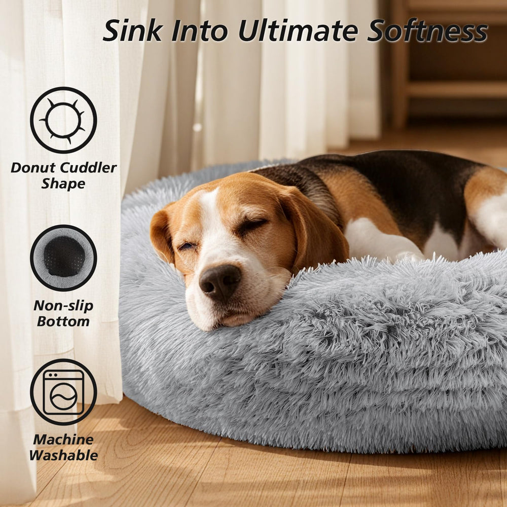 Cama para perros con borde alzado de JOLLYVOGUE para mayor apoyo
