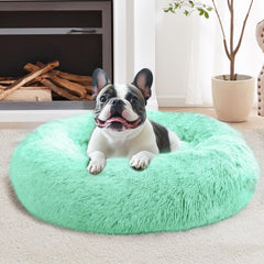 Cama dona de JOLLYVOGUE, cómodo refugio de 31 pulgadas para mascotas de hasta 45 lb