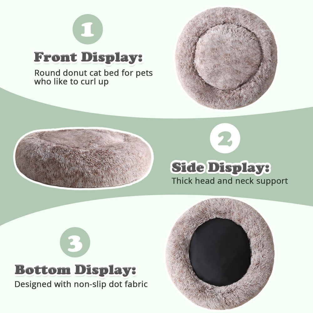 JOLLYVOGUE Cama donut con base antideslizante, estabilidad en cualquier suelo.
