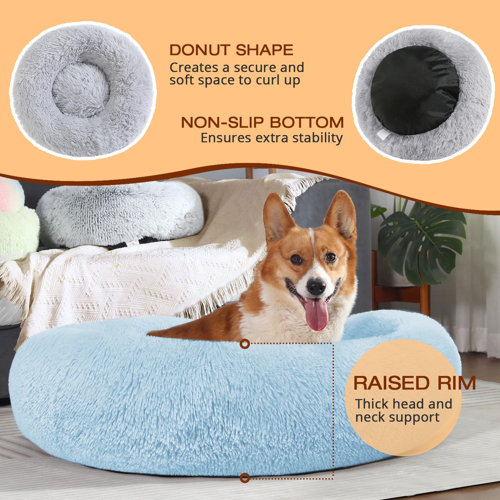 JOLLYVOGUE lavable a máquina para higiene rápida.