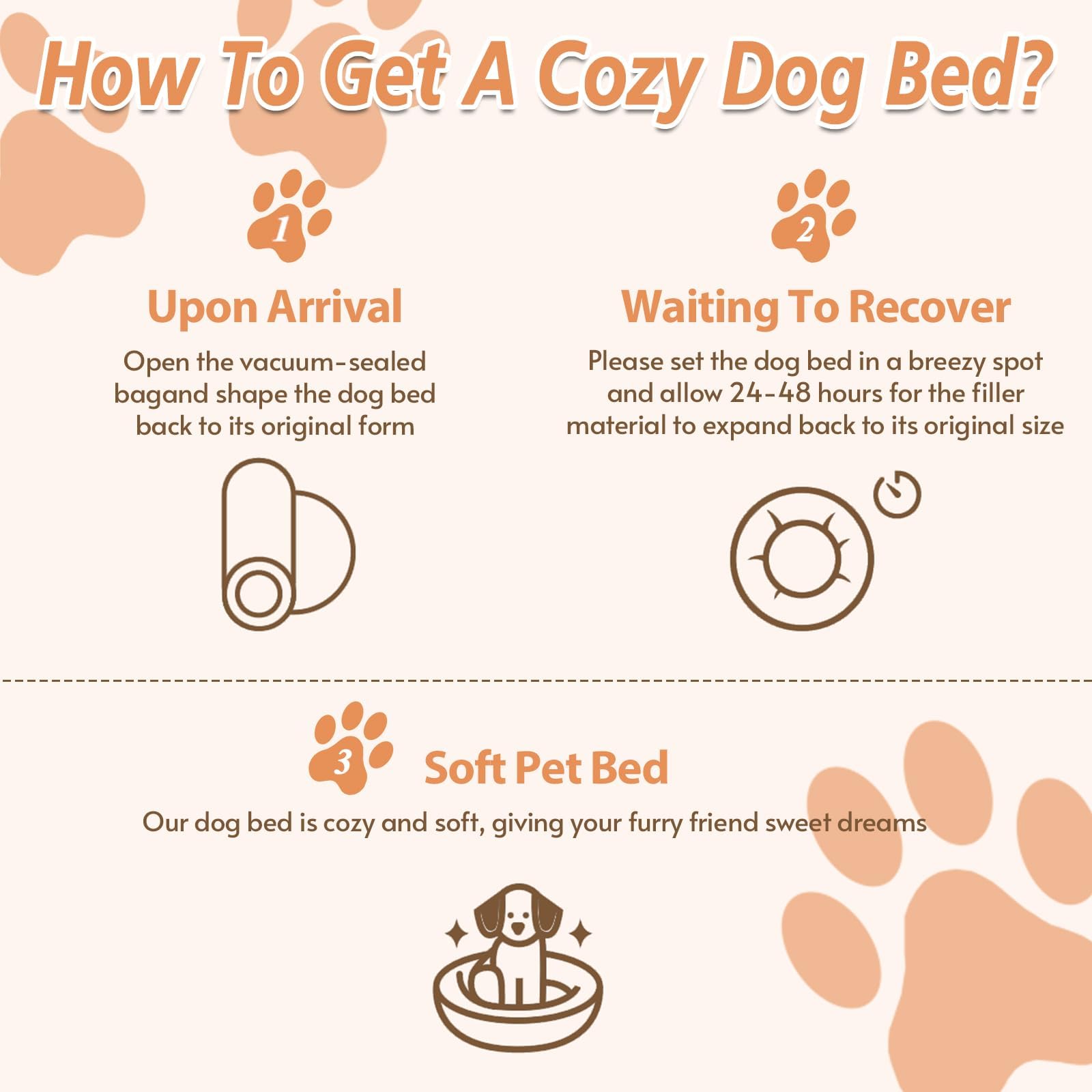 Cama para mascotas JOLLYVOGUE, borde elevado que ofrece apoyo para la cabeza