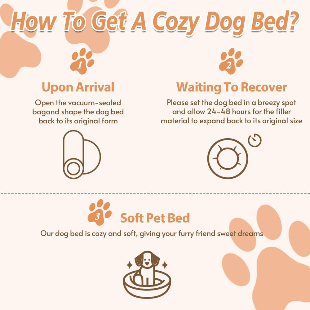 Cama para mascotas JOLLYVOGUE, borde elevado que ofrece apoyo para la cabeza