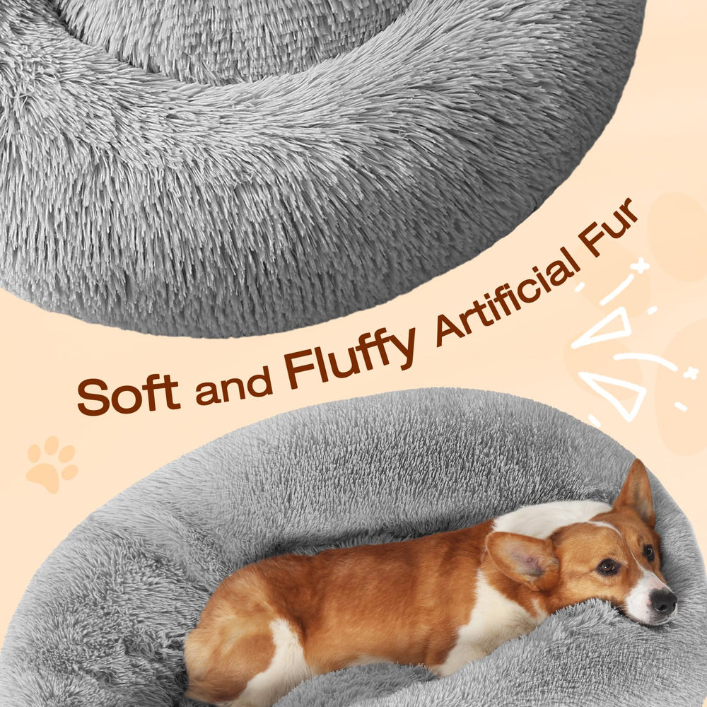 Cama para perros JOLLYVOGUE, base estable con reposacabezas para mayor comodidad