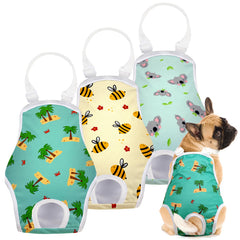 Pañales Jollywoods para perra talla M con suspensor ajustable para un ajuste seguro.