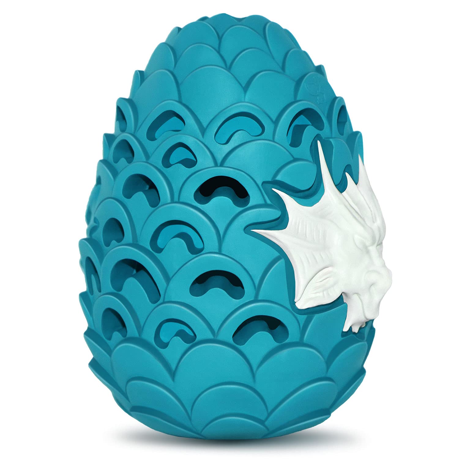 Jomilly Dragon Egg, mordedor indestructible para perros agresivos, ideal para mordisqueo intenso